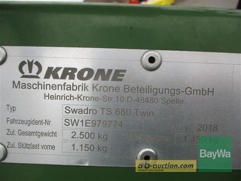 Krone SWADRO TS 680 TWIN #599