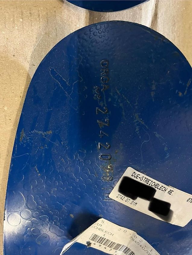 Rabe Dünger-Streichblech links und rechts, 27420702 und 27420701, Paarpreis