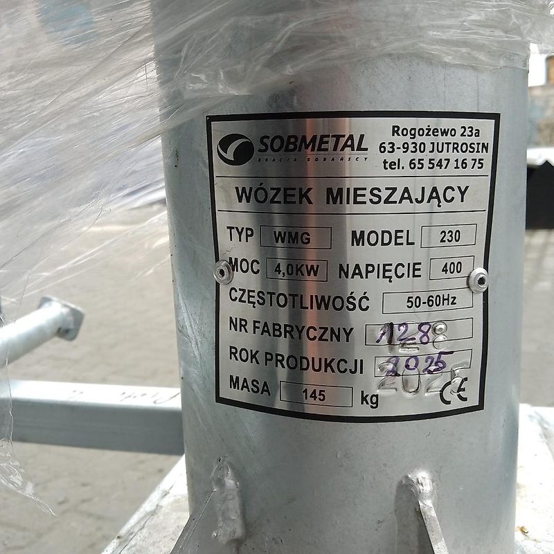 sobmetal Güllemischer Güllemixer Vertikal Güllemischer Güllerührwerk 2,0M