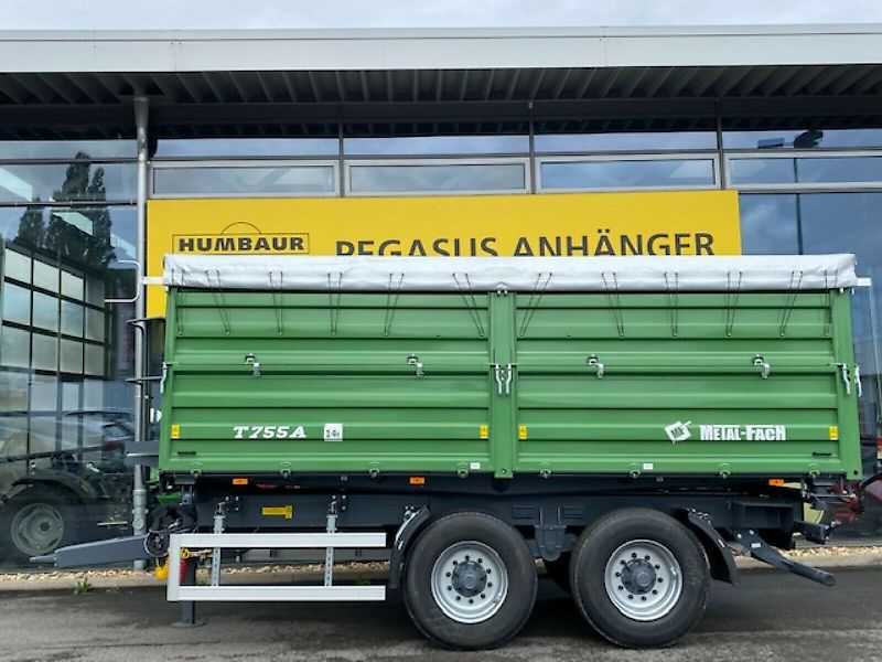Metal-fach T755 Tandemdreiseitenkipper NEU 18to