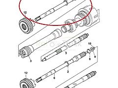 Landini WAŁEK SKRZYNI LANDINI 3691360M1