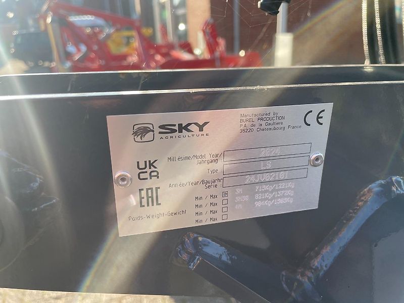 Sky Agriculture TF1800 fronttank LS P100 zaaibalk HR190-300 rotorkopeg