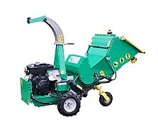 HS 120 MR PRO Holzhacker /Holzhäcksler mit Benzinmotor & Radantrieb-Lagergerät-