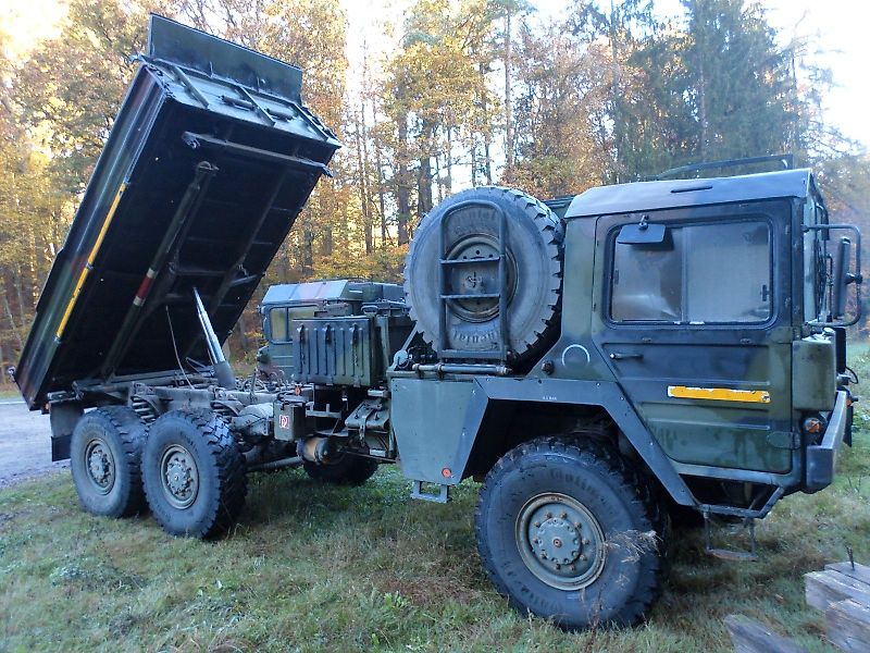 MAN 7 To KAT Meiler Kipper 6x6 BW KAT 1 Winde