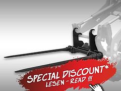 Jansen Ballenspieß für Kompaktlader Jansen KL-200, Skid Steer, Multilader