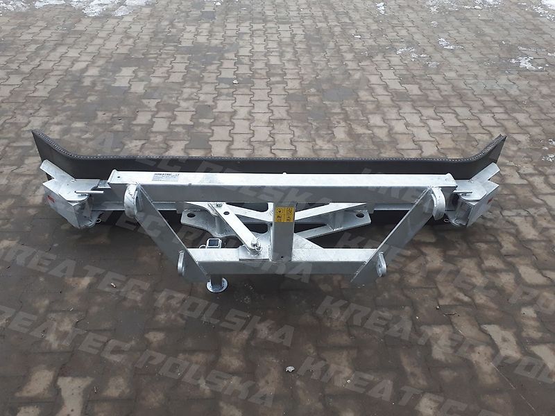 KREATEC Gummischieber mechanisch 1,7m verzinkt für Thaler, Avant usw.