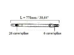 Ford Zapfwelle FORD D3NN-710D 81845846