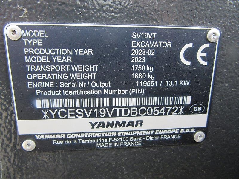 Yanmar SV19VT