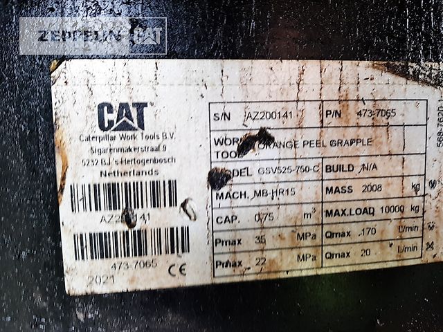 Caterpillar GSV525 Mehrschalen