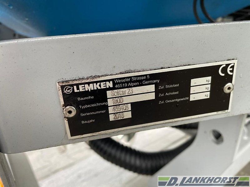 Lemken Azurit 9 KD 8.75 inklusive Fronttank