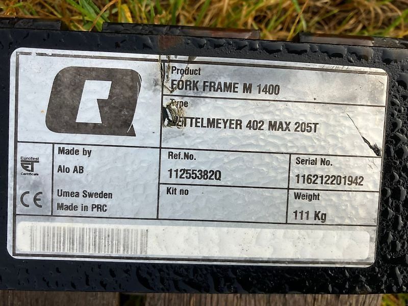 Alö 11255382Q PALETTENGABEL-RÜCKEN