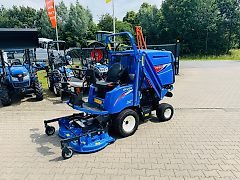Iseki SF 225 mit Mähwerk und Gras- und Laubsammler GLS 140 Grillo