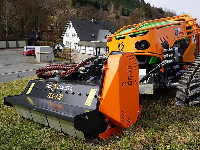 TMC Cancela TLL-130 Hydraulischer Mulcher /Schlegelmulchkopf für Funkraupen /Mähraupen /Radlader