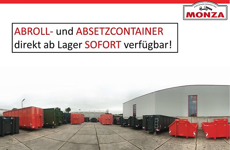 Monza Abrollcontainer - 10,4m³ - BOS - Doppelflügeltür