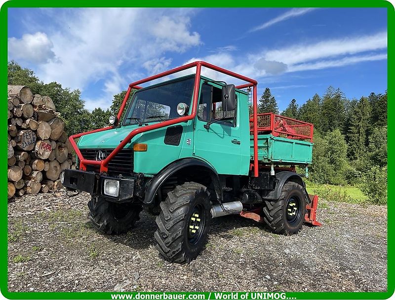 Mercedes-Benz Unimog U1000 mit Werner Forstausrüstung