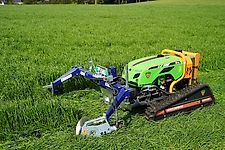 MDB LV400 PRO X Mähraupe /Funkraupe /Geräteträger mit Doppelmesser Frontmähwerk