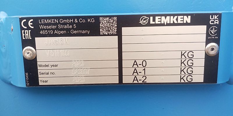 Lemken Juvel 8M V5 N 100