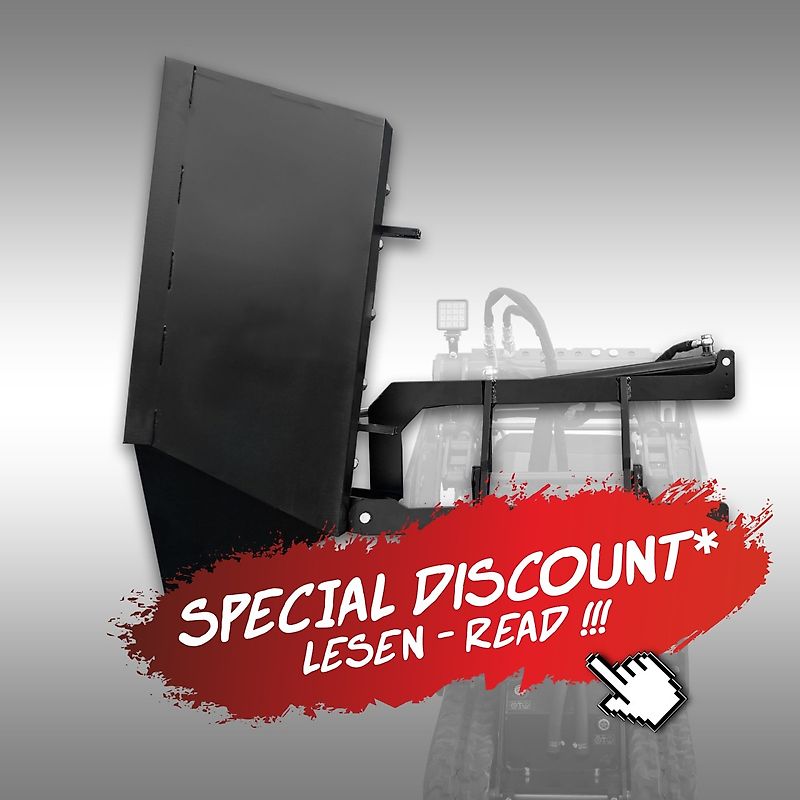 Jansen Seitenkippschaufel für Kompaktlader Jansen KL-200, Stand-On Skid Steer