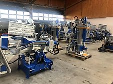 Binderberger Holzspalter Liegendspalter Kreissäge Förderband