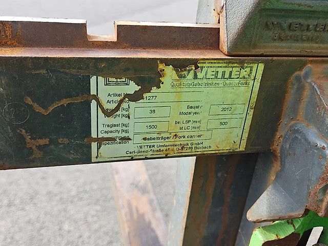 Vetter Palletlepels 110cm