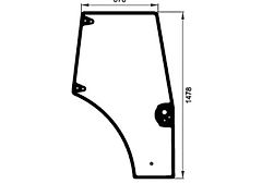 Case SZYBA DRZWI JX NEW HOLLAND TD PRAWA 87620223