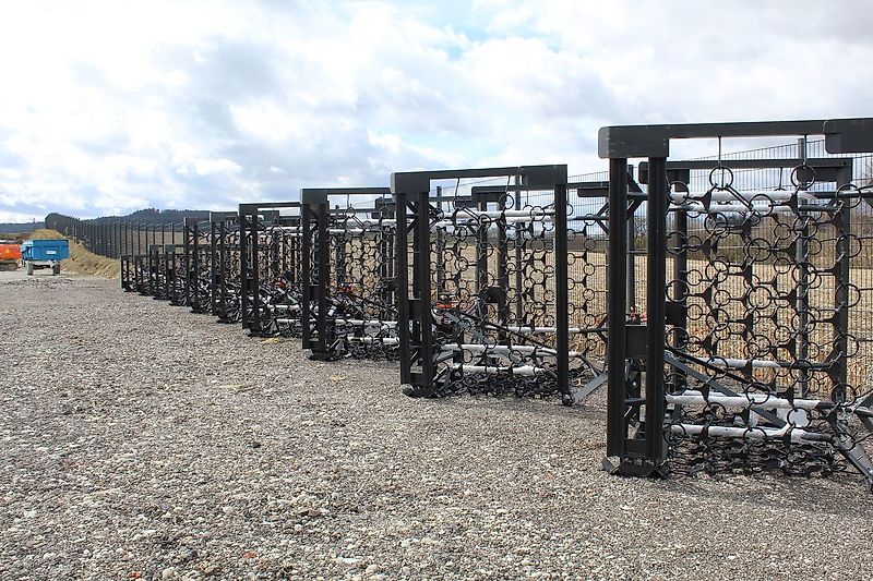 SAT Wiesenschleppe, Wiesenegge - Aktion