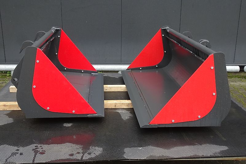 Hofstede Puinbak stenenbak puin tegel spijlen stenen bak met model Giant of Weidemann aankoppeling