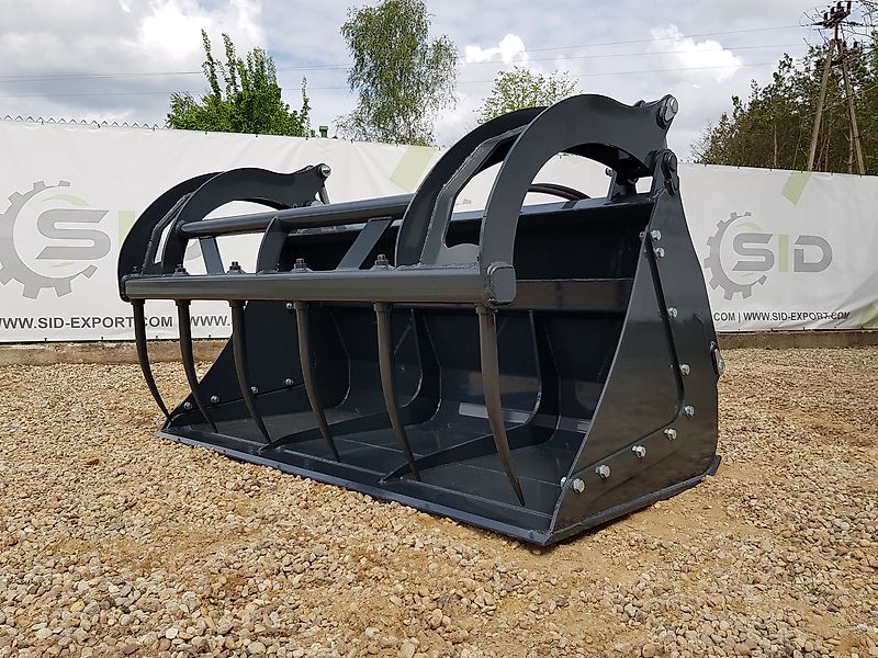SID Schwergutschaufel Greifschaufel Pelikanschaufel Krokodilschaufel geschmiedete Zinken XXL / Bucket-crocodile XXL forged tine
