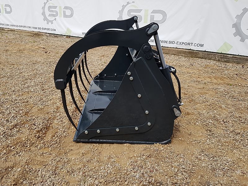 SID Schwergutschaufel Greifschaufel Pelikanschaufel Krokodilschaufel geschmiedete Zinken XXL / Bucket-crocodile XXL forged tine